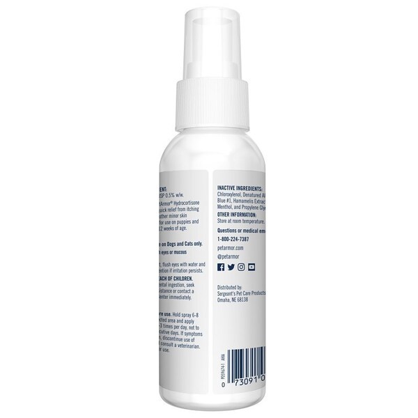 Pet Armor PetArmor Hydrocortisone Spray, 4 oz Spray Bottle - 2814
