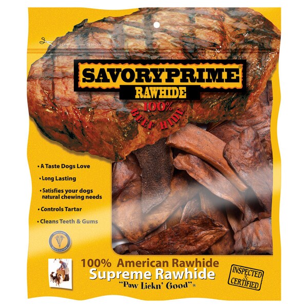 Savory Prime Savory Prime All Size Dogs All Ages Rawhide Chips Beef 6 in. L 1 pk - 047