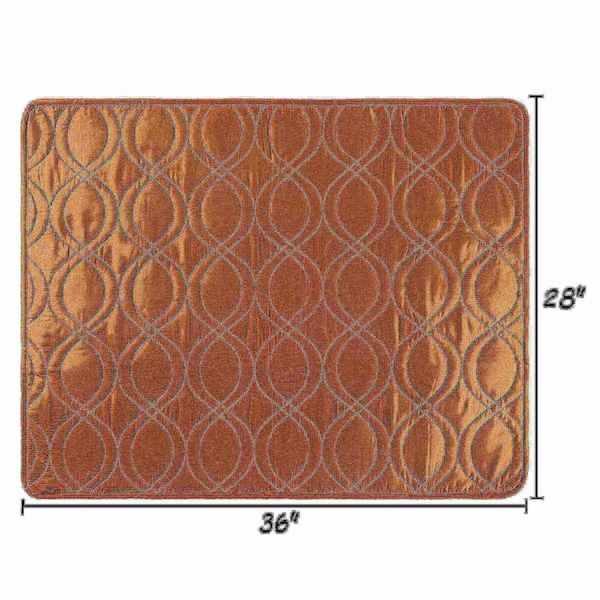 Pet Adobe 100 percent Waterproof Pet Furniture Quilted Protector Pad for Pets, Kids and Adults 36x28 (Brown) - 872256GAM