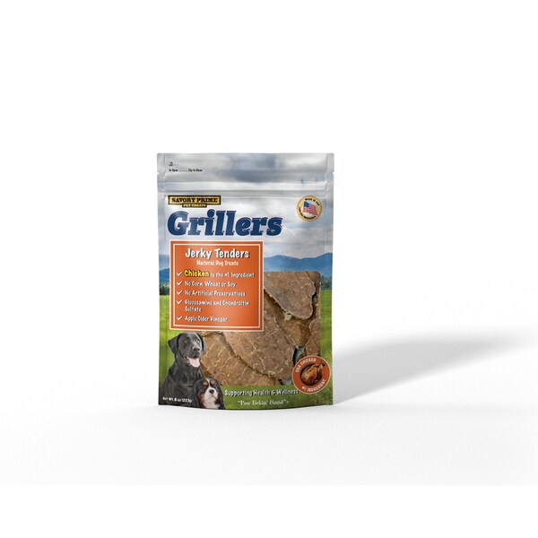 Savory Prime Savory Prime Grillers Chicken Jerky Tenders Grain Free Chews For Dogs 8 oz 1 pk - 560