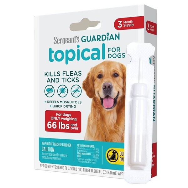 Sergeants PetArmor Plus 107 Flea and Tick Topical Treatment, Liquid Tube - 60074/107