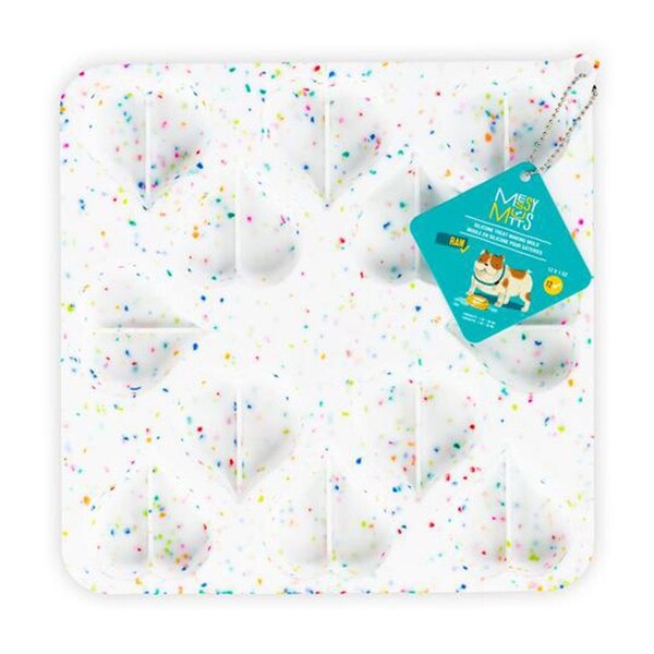 Messy Mutts 9 x 9 in. Heart Confetti Dog Treat Making Mold - 628043607293