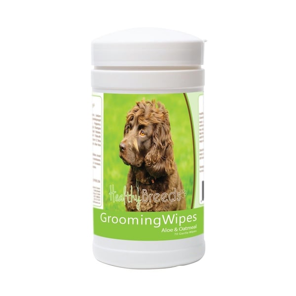 Healthy Breeds Boykin Spaniel Grooming Wipes - 70 Count, 70PK - 840235173045