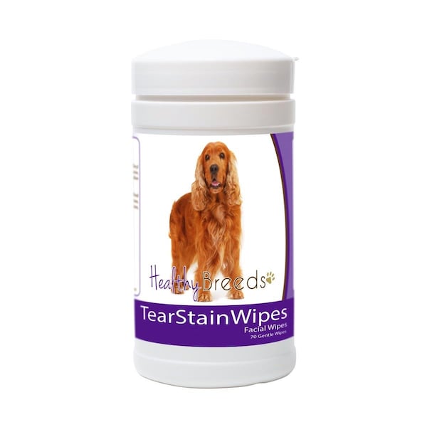 Pamperedpets English Cocker Spaniel Tear Stain Wipes - PA3485368
