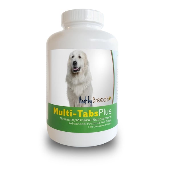Healthy Breeds Great Pyrenees Multi-Tabs Plus Chewable Tablets, 180PK - 840235140672