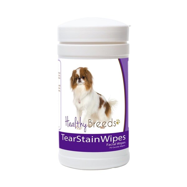 Healthy Breeds Japanese Chin Tear Stain Wipes - 840235152088