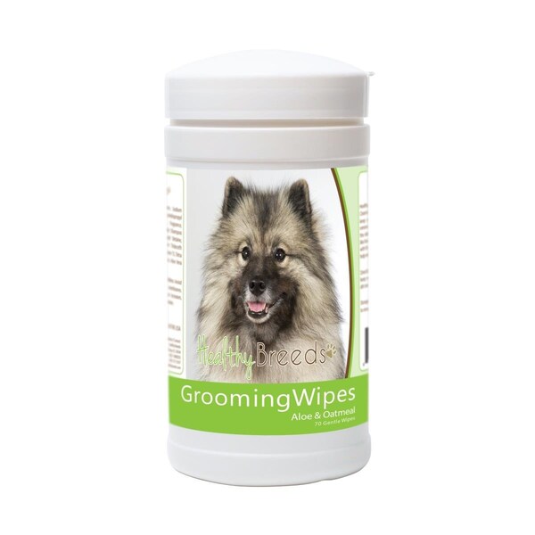 Healthy Breeds Keeshonden Grooming Wipes, 70PK - 840235174967