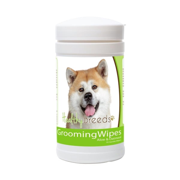 Healthy Breeds Akita Grooming Wipes - 840235151838