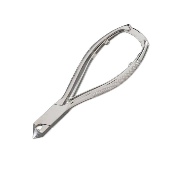 Von Klaus Nail Nipper, Double Spring, w/Catch, 5.5in (14.0cm), Angled, Concave Jaws, German - VK143-7784