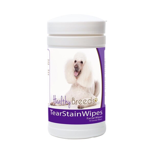 Healthy Breeds Poodle Tear Stain Wipes - HE126083