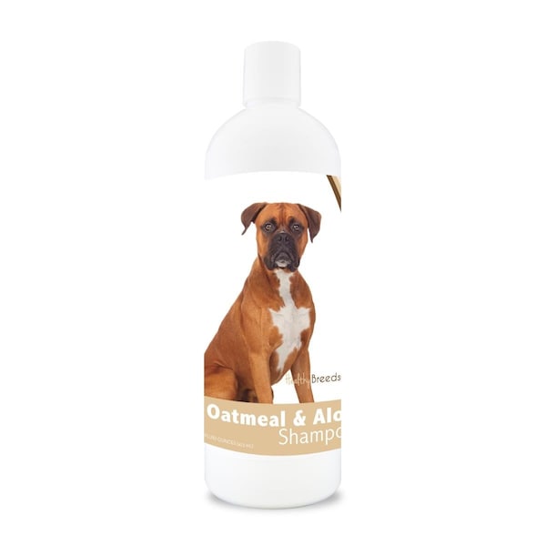 Healthy Breeds 16 oz Boxer Oatmeal Shampoo with Aloe - 840235103035