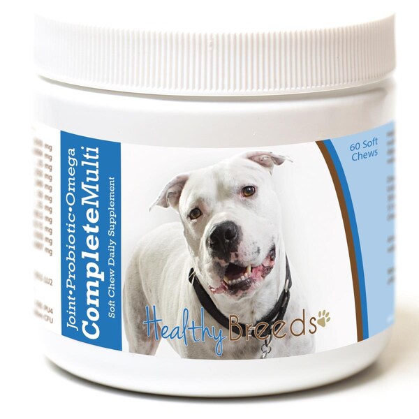 Healthy Breeds Pit Bull All in One Multivitamin Soft Chew, 60PK - 192959008660
