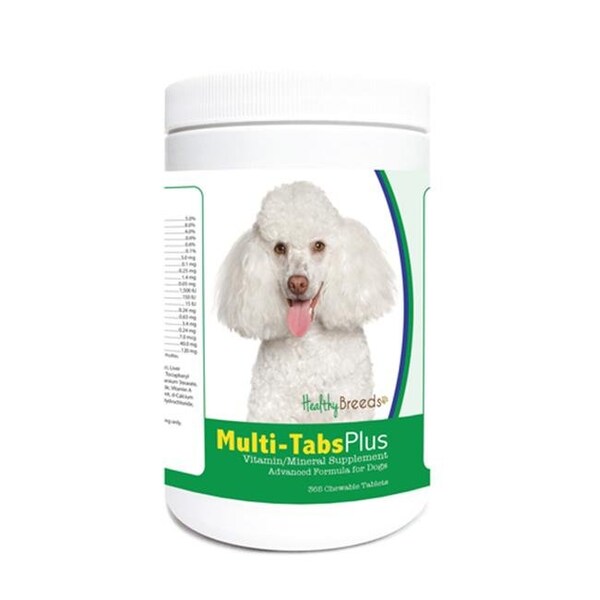 Healthy Breeds Healthy Breeds 840235140849 Toy Poodle Multi-Tabs Plus Chewable Tablets; 180 Count - 840235140849