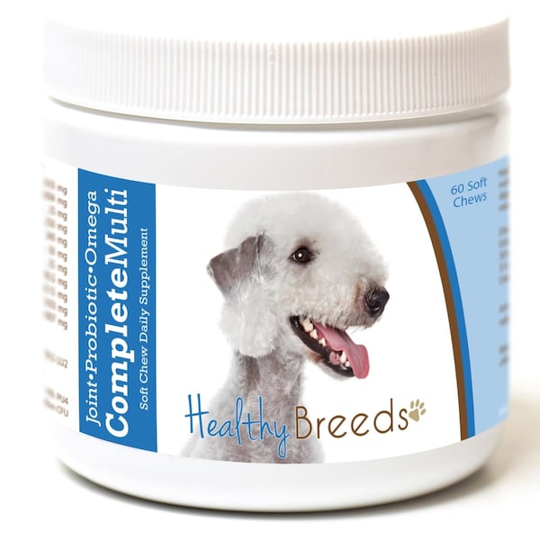 Healthy Breeds Bedlington Terrier All in One Multivitamin Soft Chew, 60PK - 192959007370