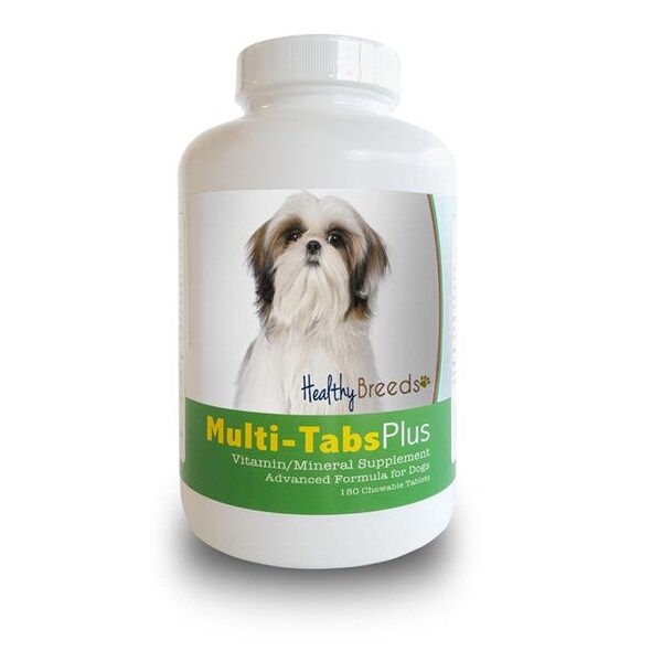 Healthy Breeds Healthy Breeds 840235140818 Shih Tzu Multi-Tabs Plus Chewable Tablets; 180 Count - 840235140818