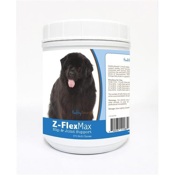 Healthy Breeds Healthy Breeds 840235111689 Newfoundland Z-Flex Max Hip & Joint Soft Chews - 170 Count - 840235111689