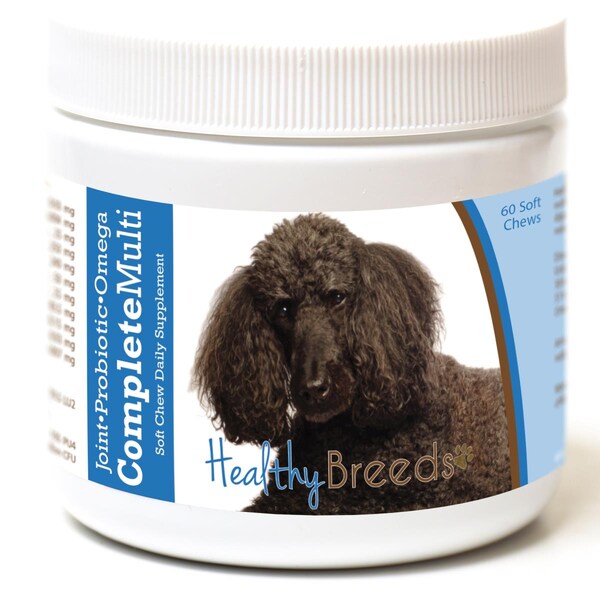 Healthy Breeds Poodle All in One Multivitamin Soft Chew, 60PK - 192959008750