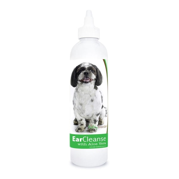 Pamperedpets 8 oz Shih-Poo Ear Cleanse with Aloe Vera Cucumber Melon - PA1554456
