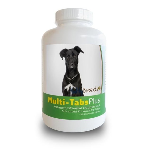 Healthy Breeds Healthy Breeds 840235140498 Mutt Multi-Tabs Plus Chewable Tablets; 180 Count - 840235140498