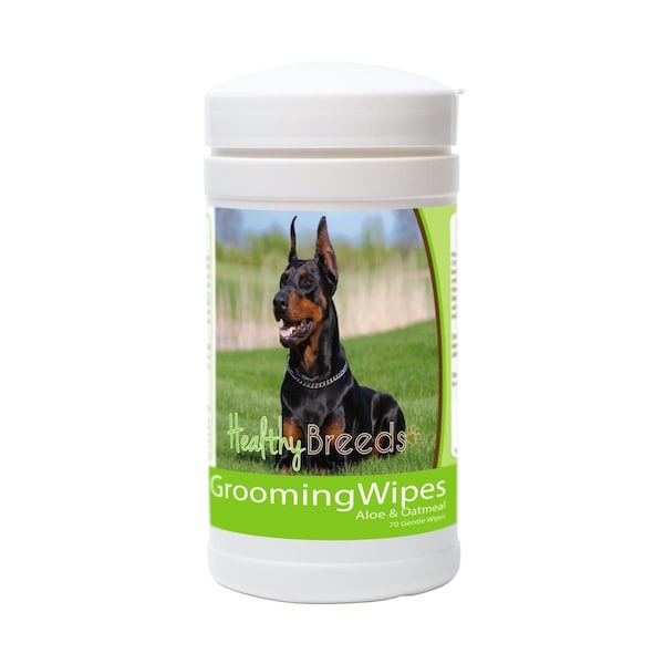Healthy Breeds Doberman Pinscher Grooming Wipes - 840235151753