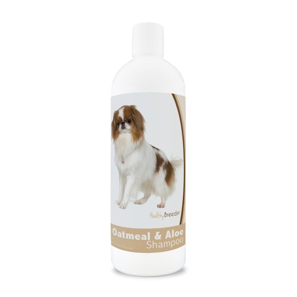 Healthy Breeds 16 oz Japanese Chin Oatmeal Shampoo with Aloe - 840235109327