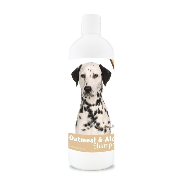Healthy Breeds 16 oz Dalmatian Oatmeal Shampoo with Aloe - 840235105886