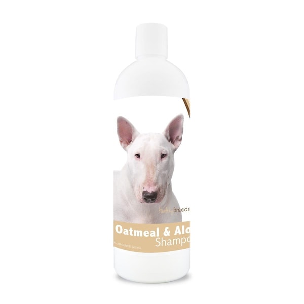 Healthy Breeds 16 oz Bull Terrier Oatmeal Shampoo with Aloe - 840235103806