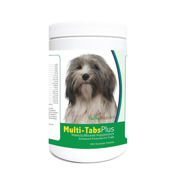 Healthy Breeds Tibetan Terrier Multi-Tabs Plus Chewable Tablets, 365PK - 840235122520