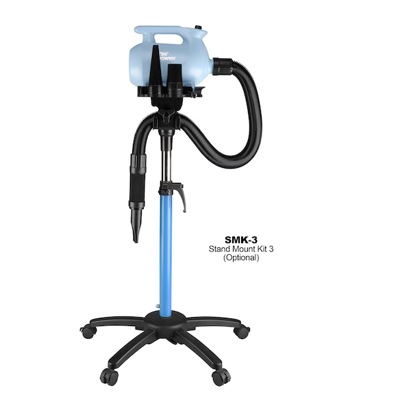 Xpower High Velocity Variable Speed Pet Dryer with 2-Stage Heat Settings - Sky Blue - B-123-SKY-BLUE