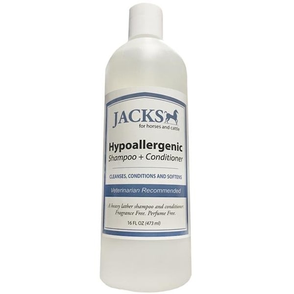 Jacks Jacks 483 Jacks Hypoallergenic 2-in-L Shampoo & Conditioner - 16 oz - 483