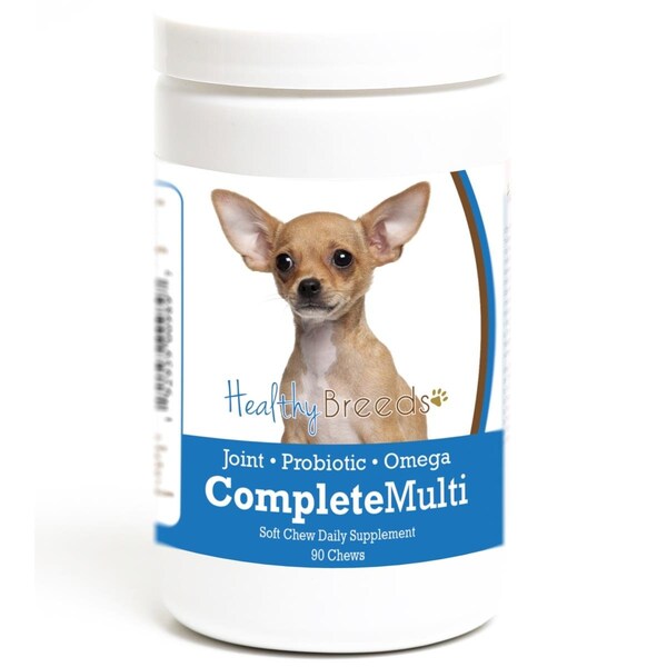Healthy Breeds Chihuahua all in one Multivitamin Soft Chew - 90 Count - HE126860