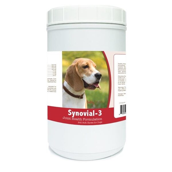 Healthy Breeds Healthy Breeds 840235102199 Beagle Synovial-3 Joint Health Formulation - 240 Count - 840235102199