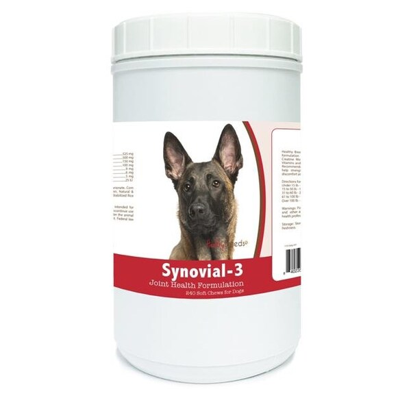 Healthy Breeds Healthy Breeds 840235102380 Belgian Malinois Synovial-3 Joint Health Formulation - 240 Count - 840235102380