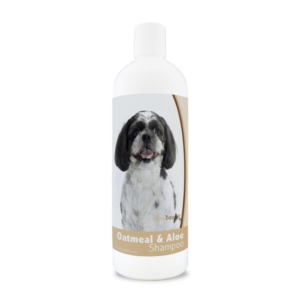 Healthy Breeds 16 oz Shih-Poo Oatmeal Shampoo with Aloe - 840235179887
