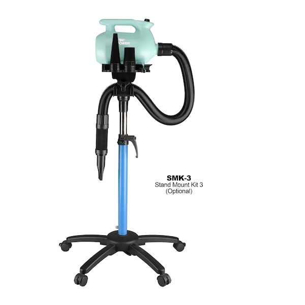 Xpower High Velocity Variable Speed Pet Dryer with 2-Stage Heat Settings - Mint Green - B-123-MINT-GREEN