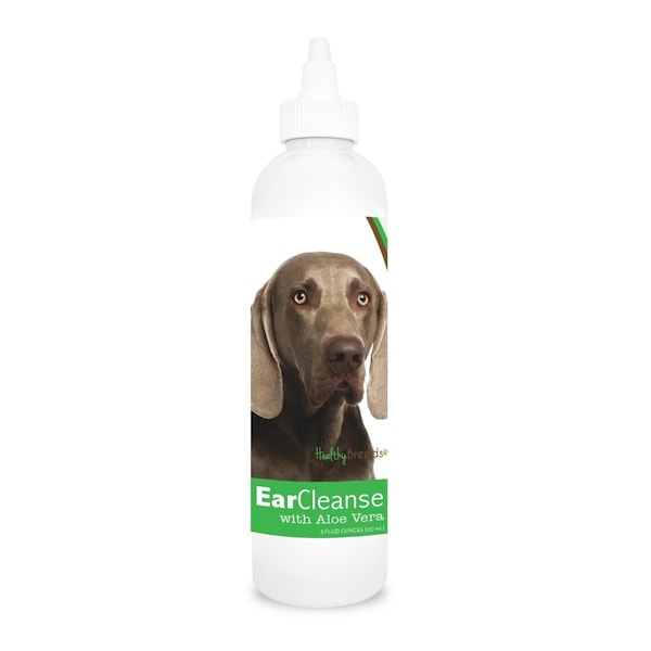 Healthy Breeds 8 oz Weimaraner Ear Cleanse with Aloe Vera Cucumber Melon - 840235116059