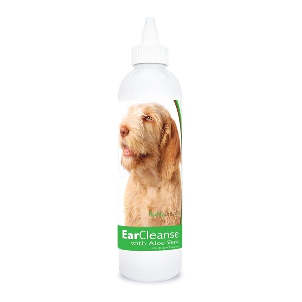 Healthy Breeds 8 oz Spinoni Italiani Ear Cleanse with Aloe Vera Cucumber Melon - 840235196938