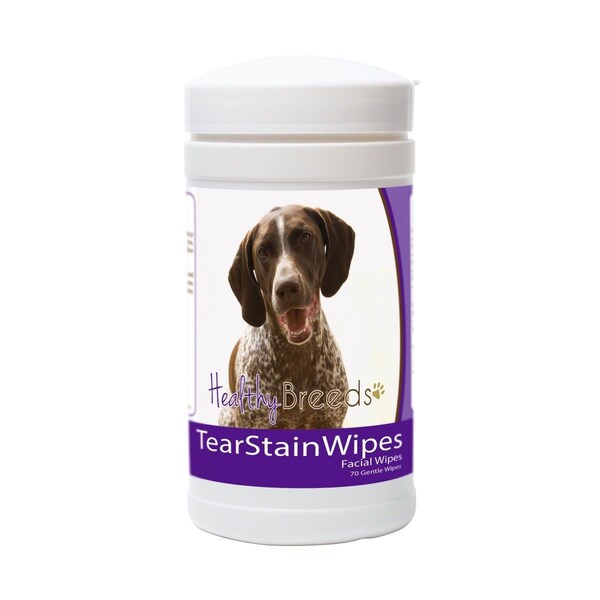 Healthy Breeds German Shorthaired Pointer Tear Stain Wipes - 840235151999