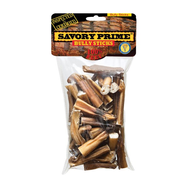 Savory Prime Savory Prime Beef Grain Free Bully Stick For Dogs 10 oz 3-5 in. 1 each - 310