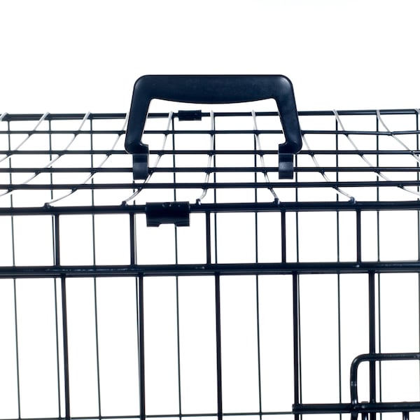 Pet Adobe Pet Adobe Large 2 Door Foldable Dog Crate Cage - 36 x 23 Inch - 891215ICV