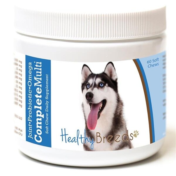 Healthy Breeds Healthy Breeds 192959009026 Siberian Husky all in one Multivitamin Soft Chew - 60 Count - 192959009026