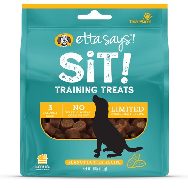 Etta Says! Etta Says! Sit! Peanut Butter Grain Free Training Treats For Dogs 6 oz - 44700811