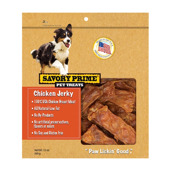 Savory Prime Savory Prime Chicken Jerky Grain Free Treats For Dogs 12 oz 1 each - 372