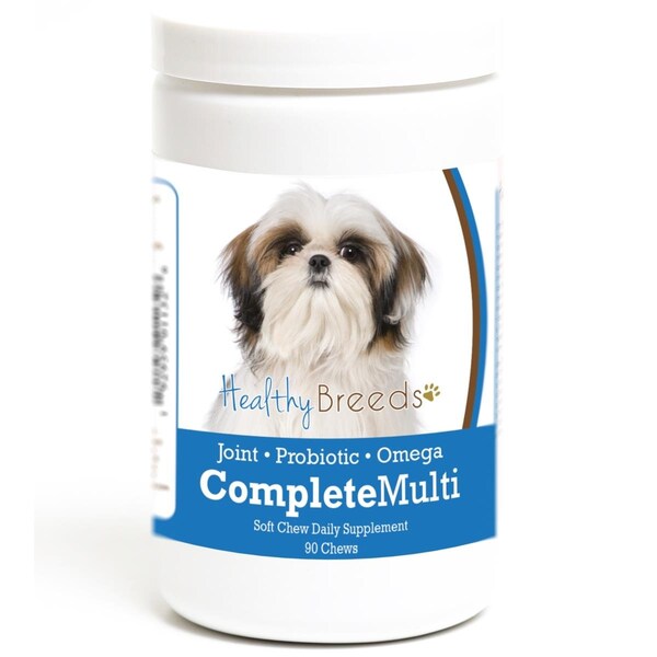 Healthy Breeds Shih Tzu all in one Multivitamin Soft Chew - 90 Count - HE126945