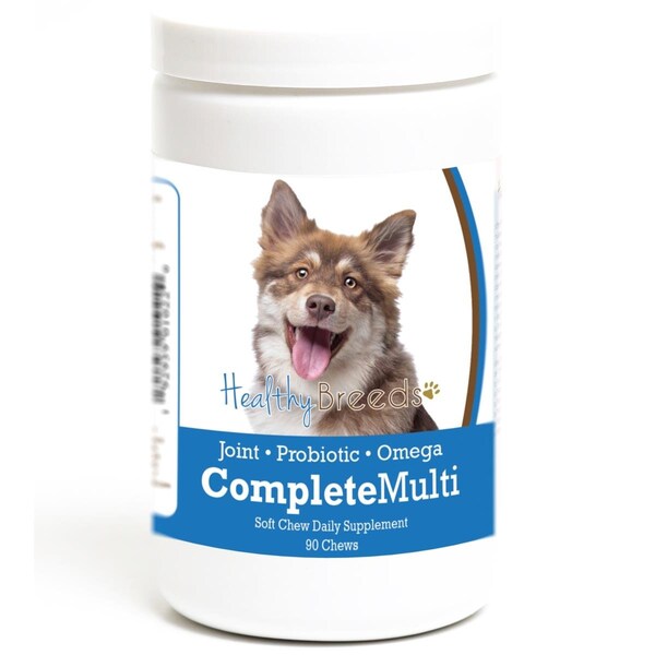 Healthy Breeds Finnish Lapphund all in one Multivitamin Soft Chew, 90PK - 192959010220