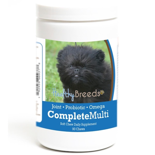 Pamperedpets Affenpinscher all in one Multivitamin Soft Chew - 90 Count, 90PK - PA729598