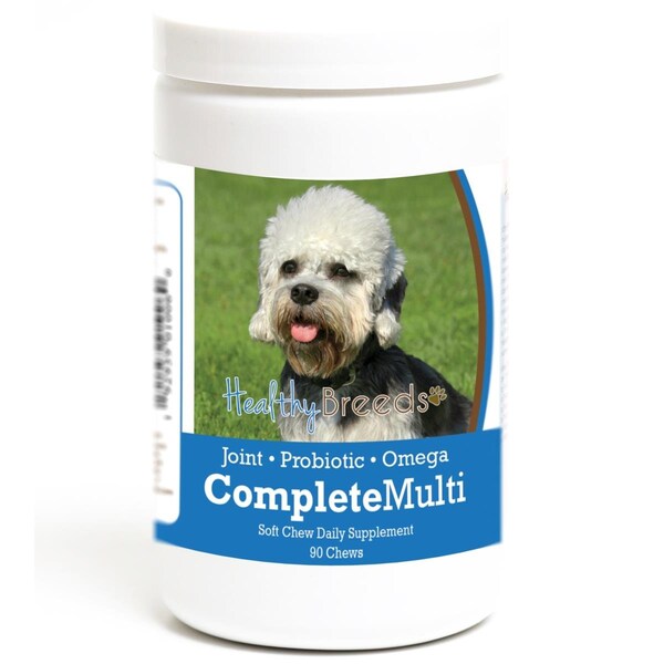 Healthy Breeds Dandie Dinmont Terrier all in one Multivitamin Soft Chew, 90PK - 192959010060