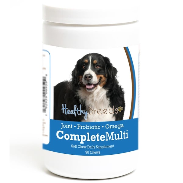 Pamperedpets Bernese Mountain Dog all in one Multivitamin Soft Chew, 90PK - PA3491903