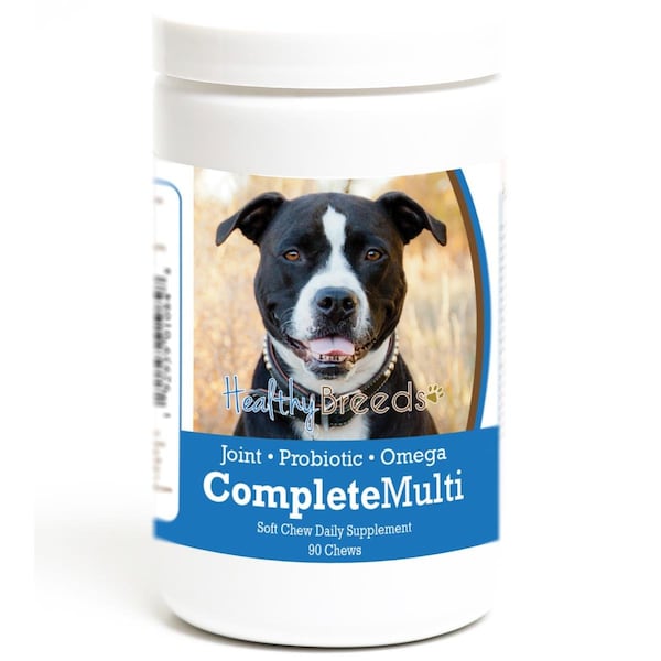 Pamperedpets Pit Bull all in one Multivitamin Soft Chew, 90PK - PA3491360