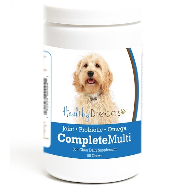 Healthy Breeds Cockapoo all in one Multivitamin Soft Chew, 90PK - 192959009941